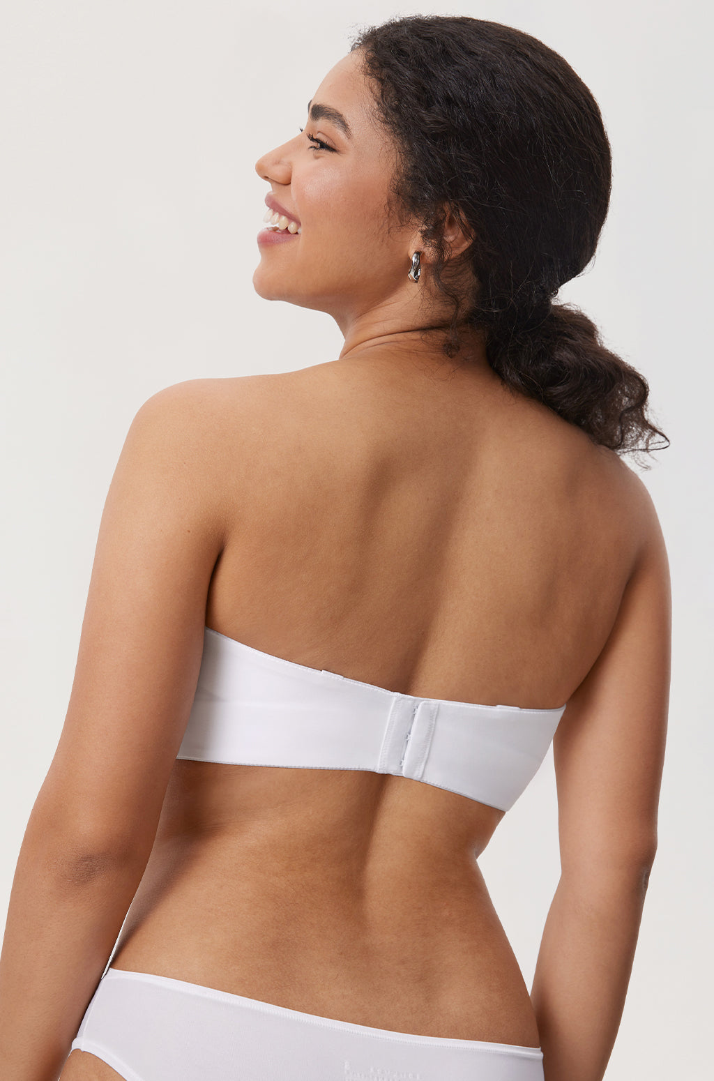 Women's Underwire Strapless Bra White