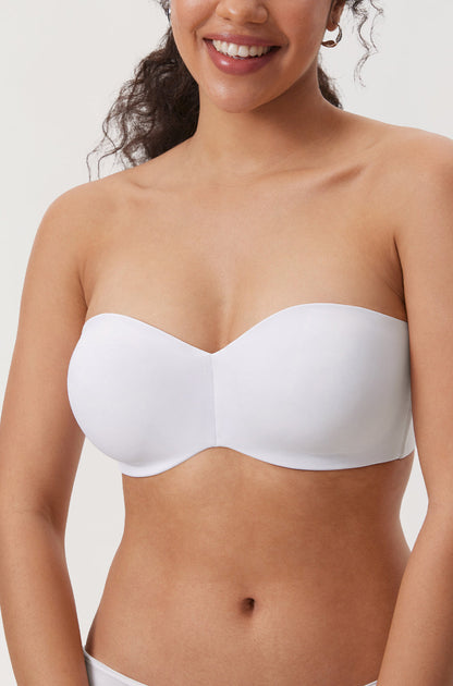 Women's Underwire Strapless Bra White