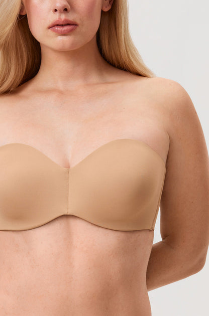 Women's Underwire Strapless Bra Natural