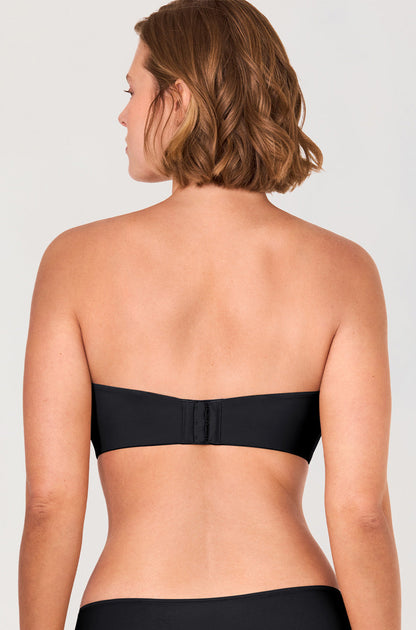 Women's Underwire Strapless Bra Black