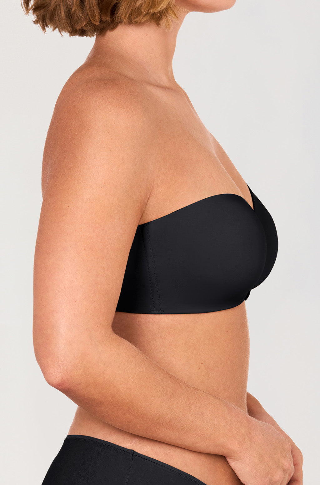 Women's Underwire Strapless Bra Black