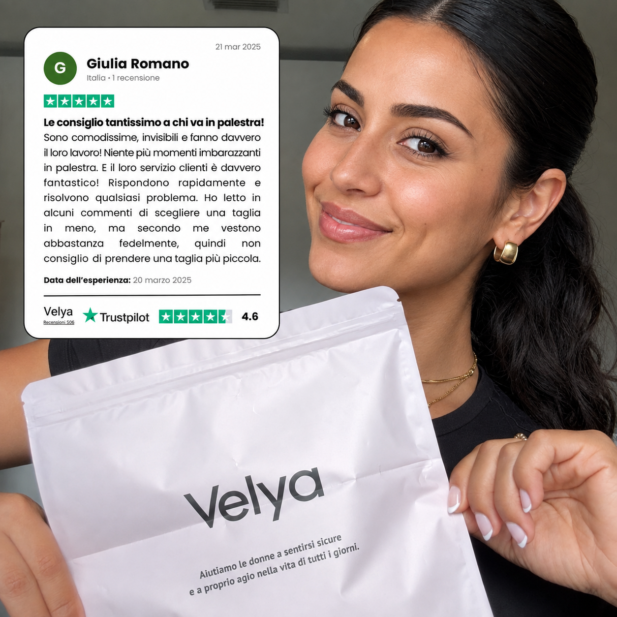 Velya® Perizoma Invisibile Anti Camel Toe a Vita Alta