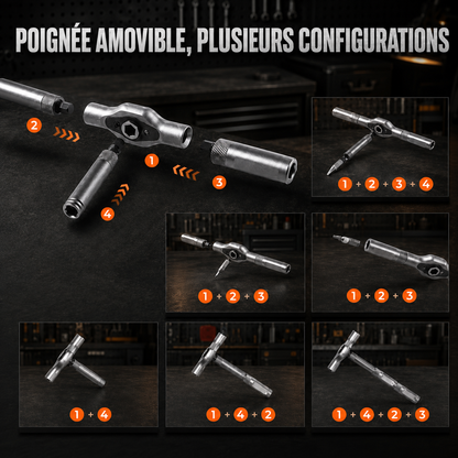 MultiTool Set – Kit à Cliquet Compact