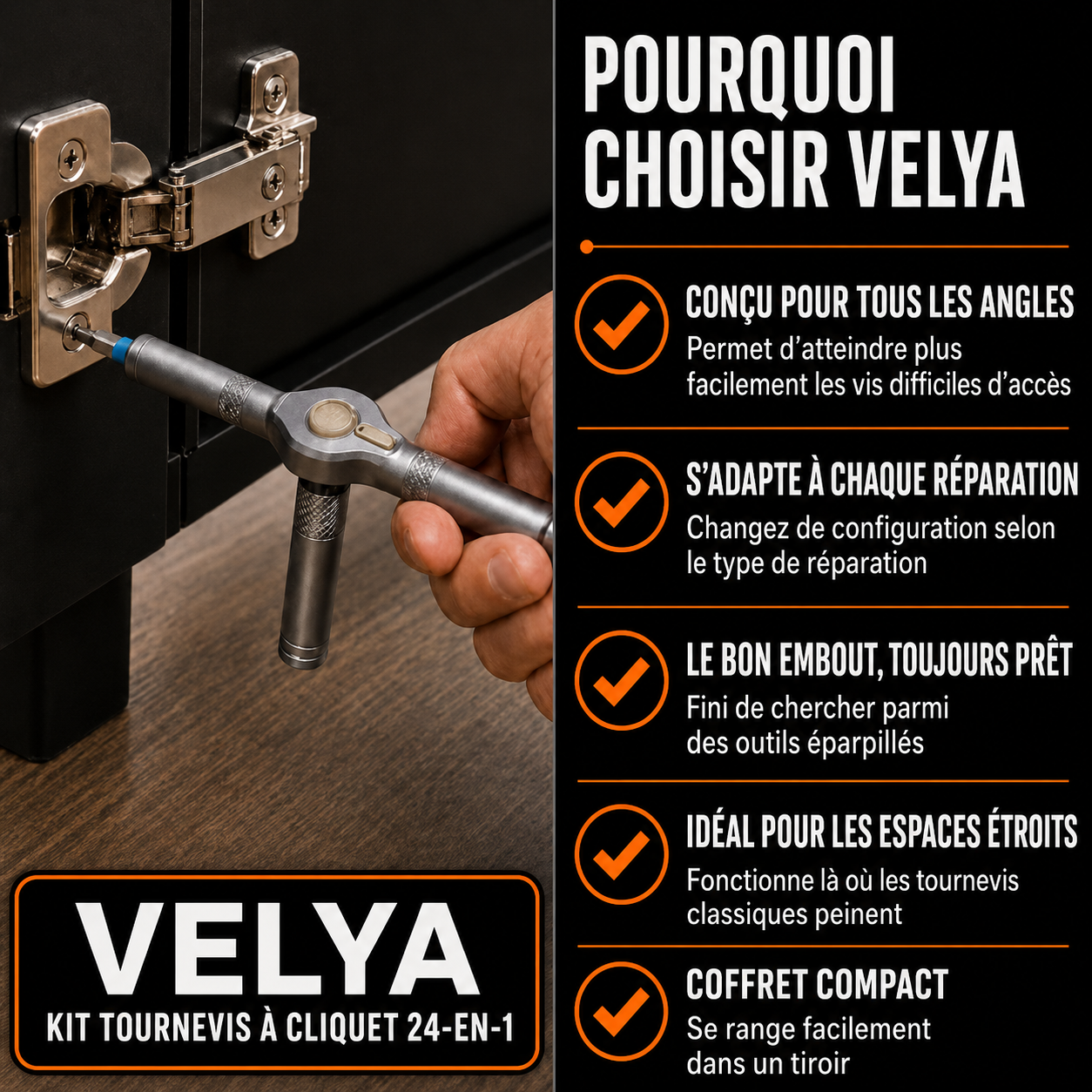 MultiTool Set – Kit à Cliquet Compact
