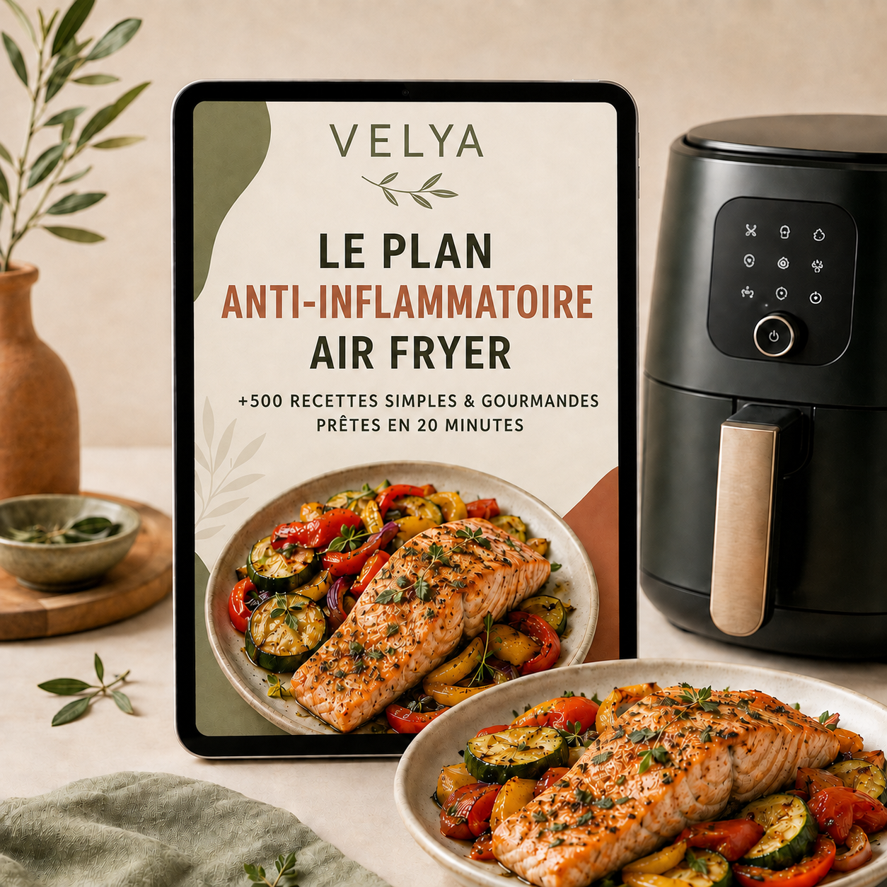 500 recettes Air Fryer Velya